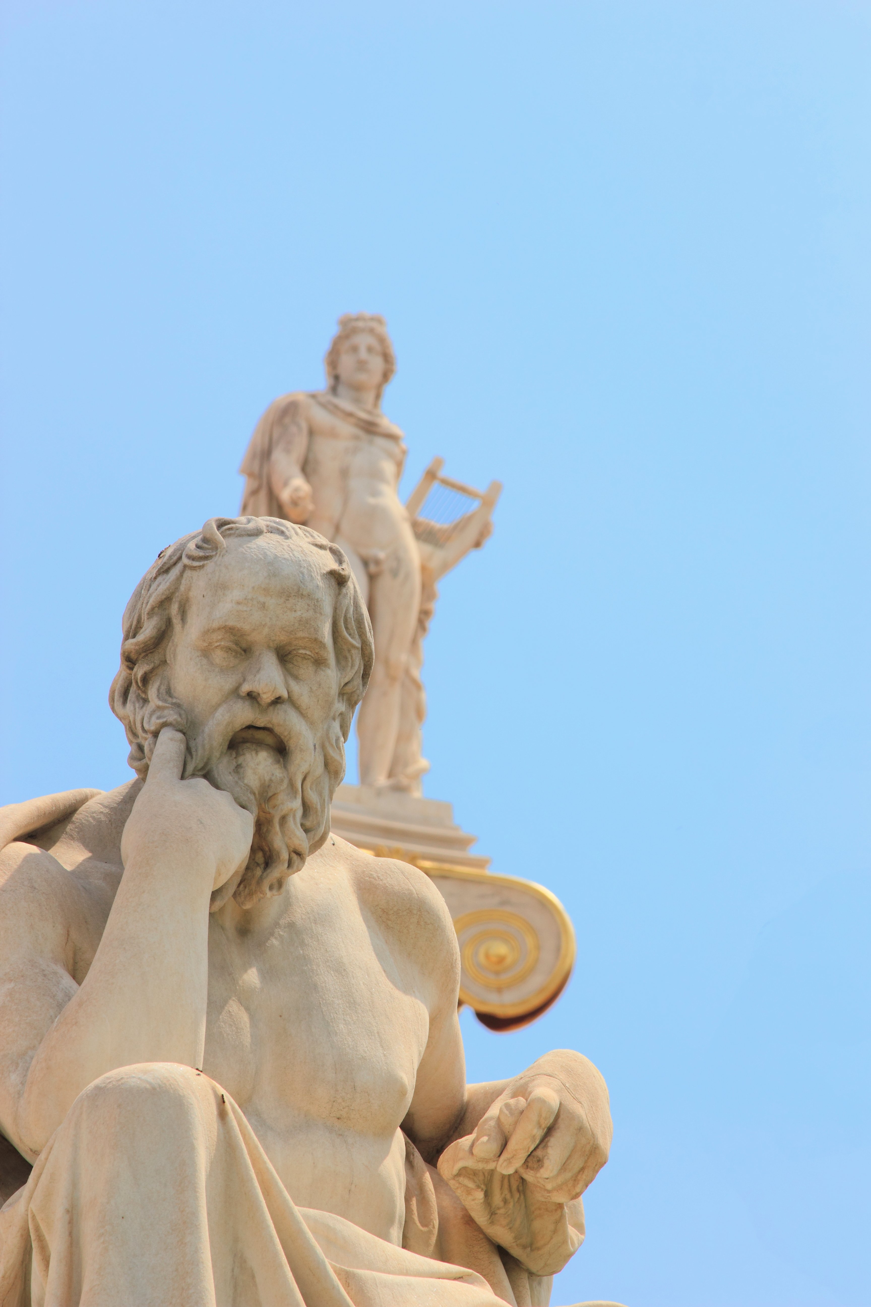 statue of philosopher, Plato who understood challenges