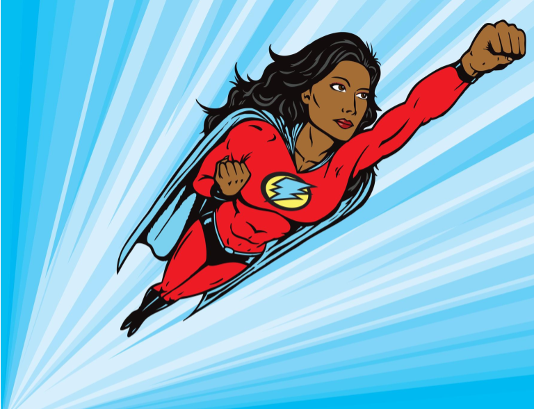 super heroine for faster customer service © Daniel Villeneuve | Dreamstime.com