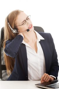 Turnover in call centers because of pain ID 37691756 © Piotr Marcinski | Dreamstime.com